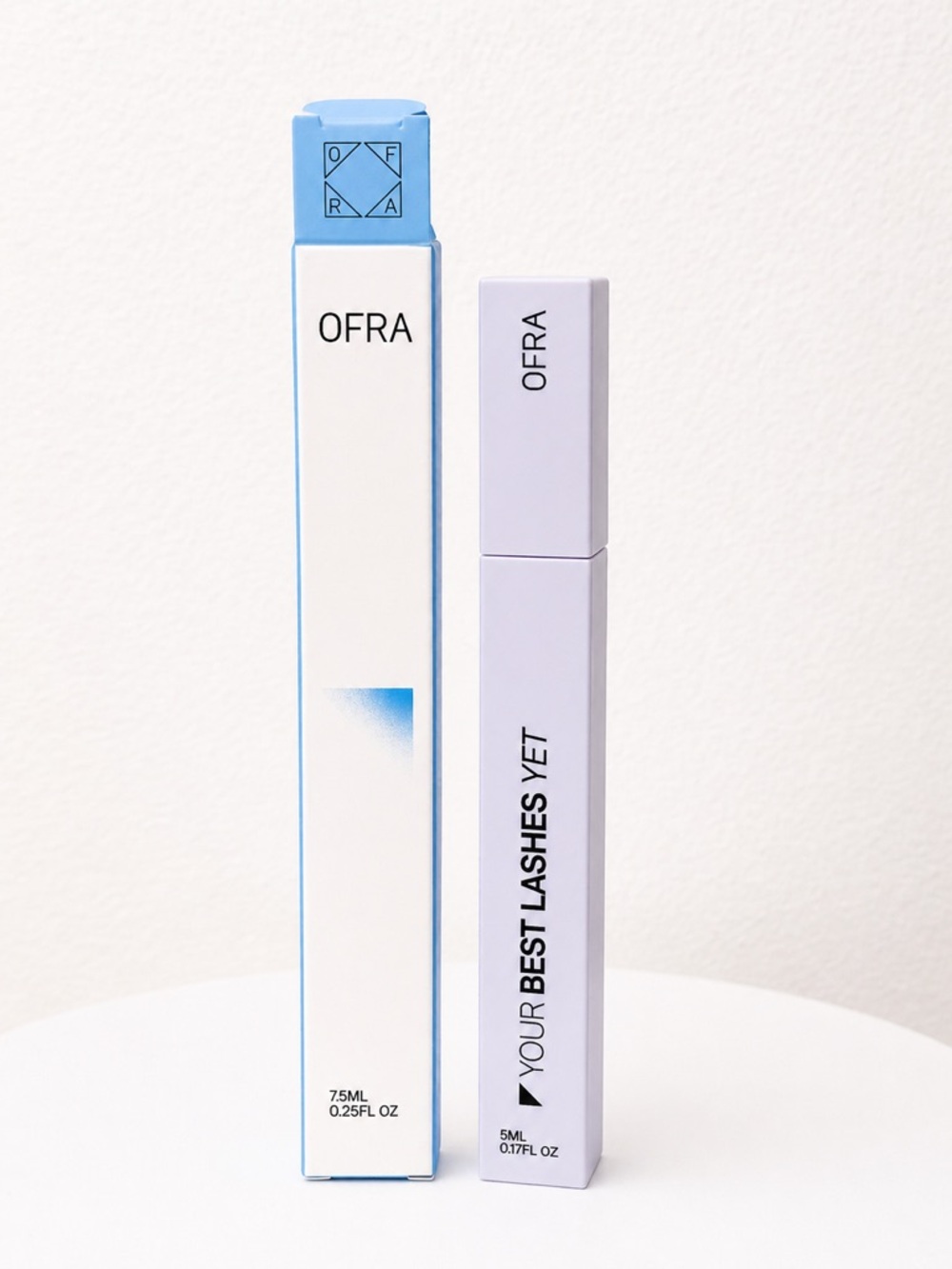 OFRA Your Best Lashes Yet Mascara Serum - White and Light Blue Accents